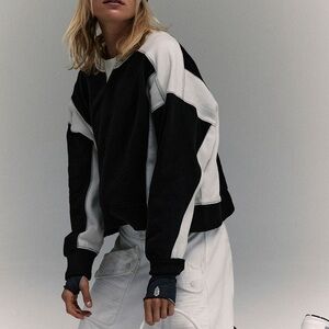 Free People Colorblock Pullover
